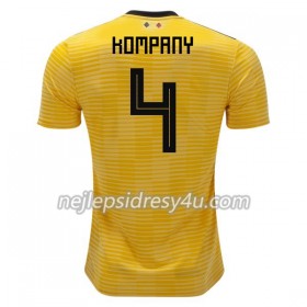 Fotbalový Dres Belgie Kompany 4 Venkovní MS 2018